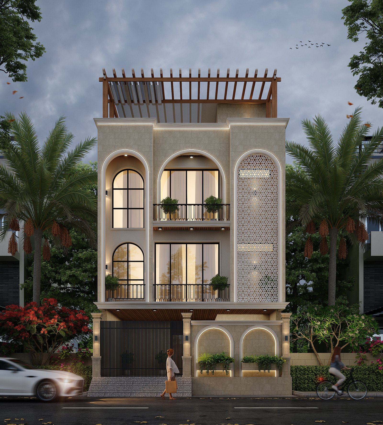 Ext Neo-Classical Residence